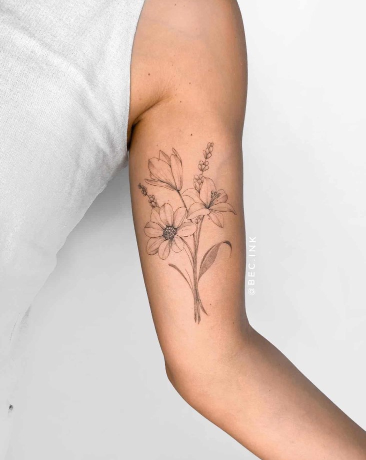 flower tattoo