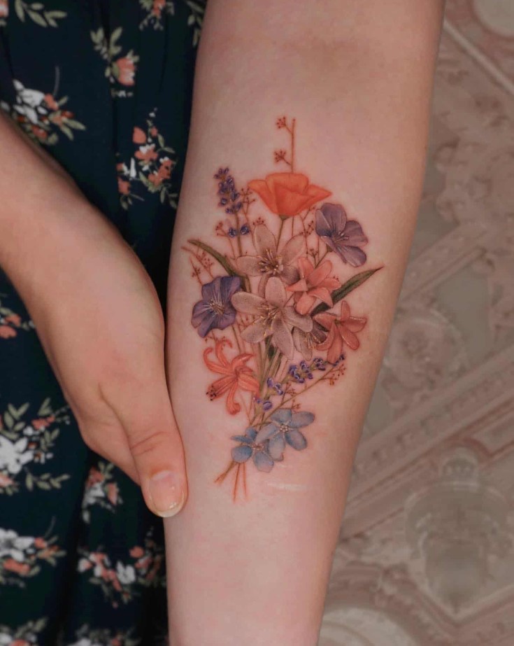 flower tattoo