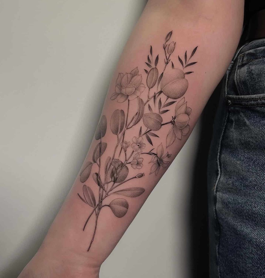 flower tattoo