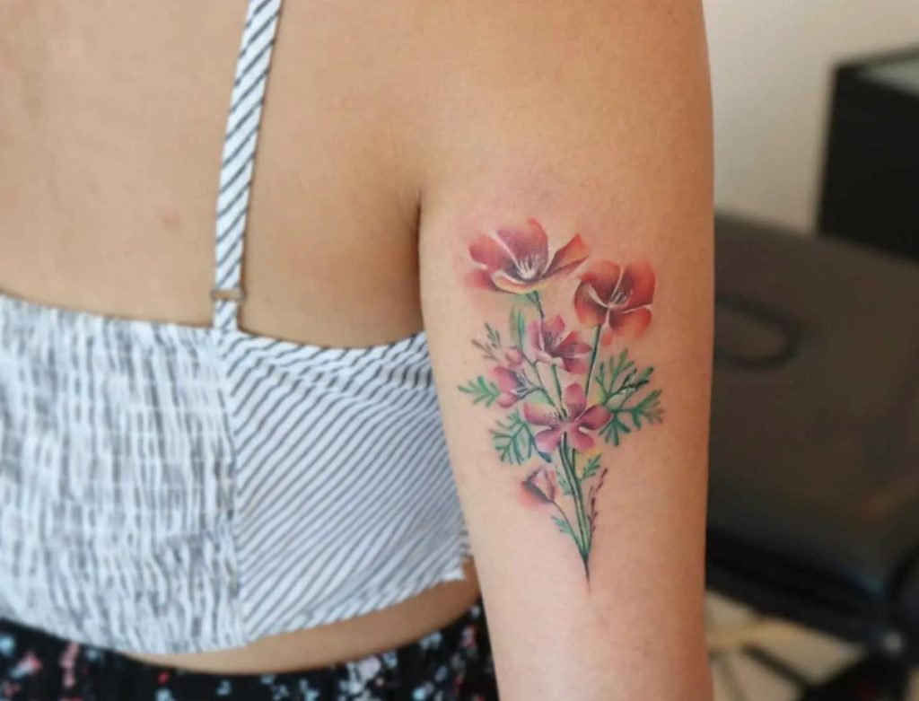 flower tattoo