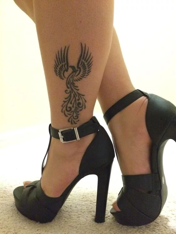 leg tattoo 