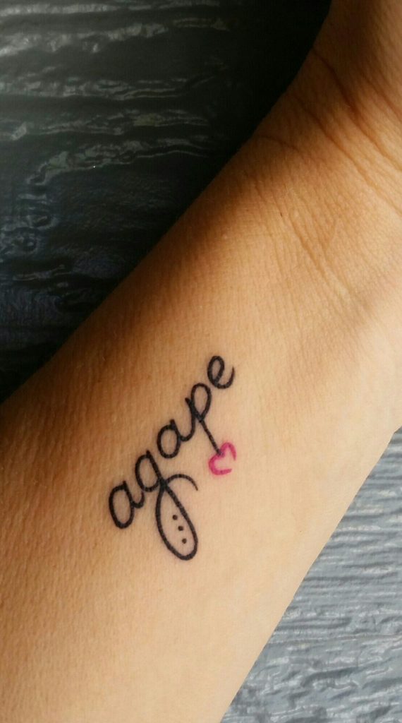 agape tattoo