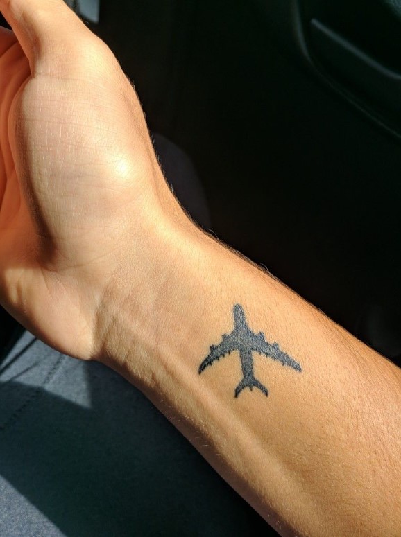 airplane tattoo