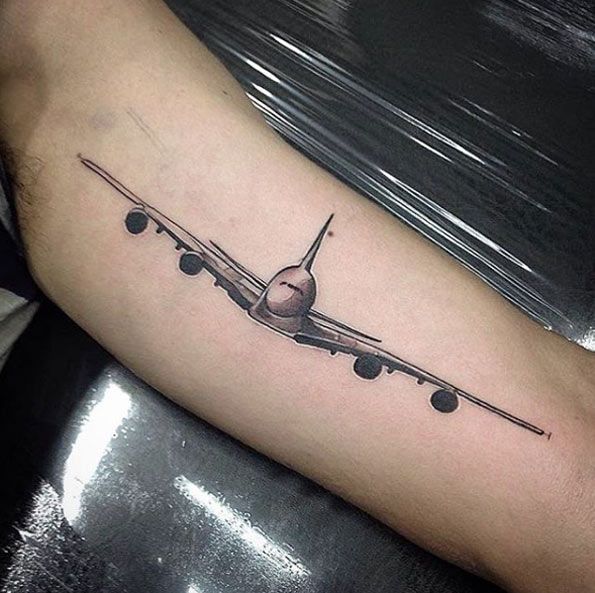 airplane tattoo