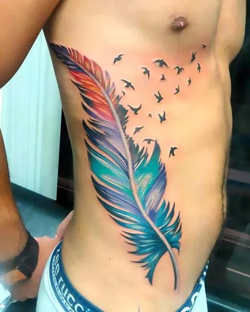 feather tattoo