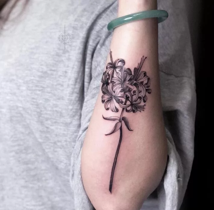 Alena Zozulenko tattoo 