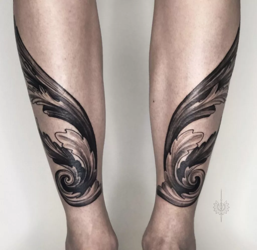 Alena Zozulenko tattoo 