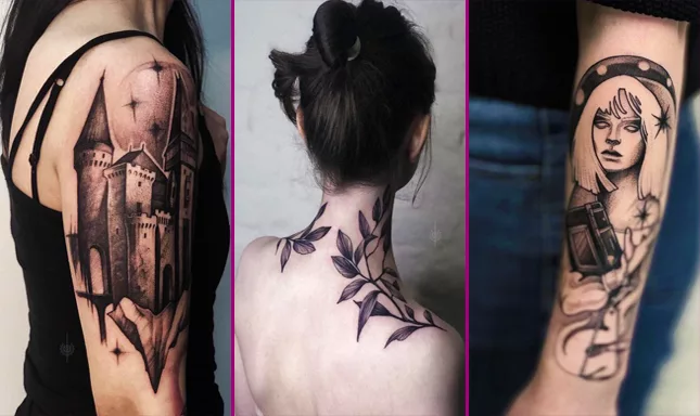 Alena Zozulenko tattoo