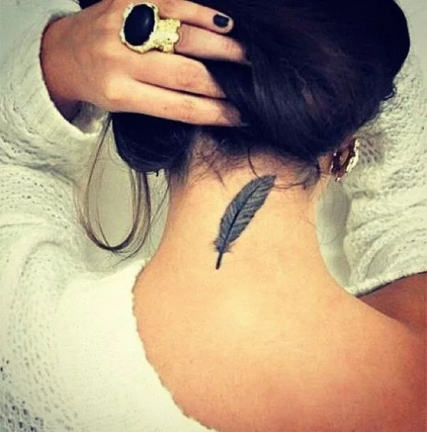 feather tattoo