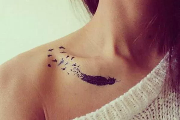 feather tattoo