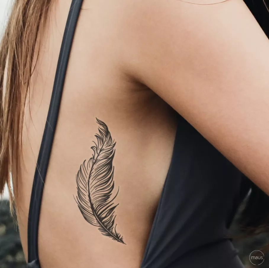 feather tattoo