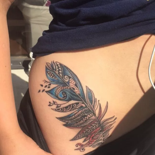 feather tattoo