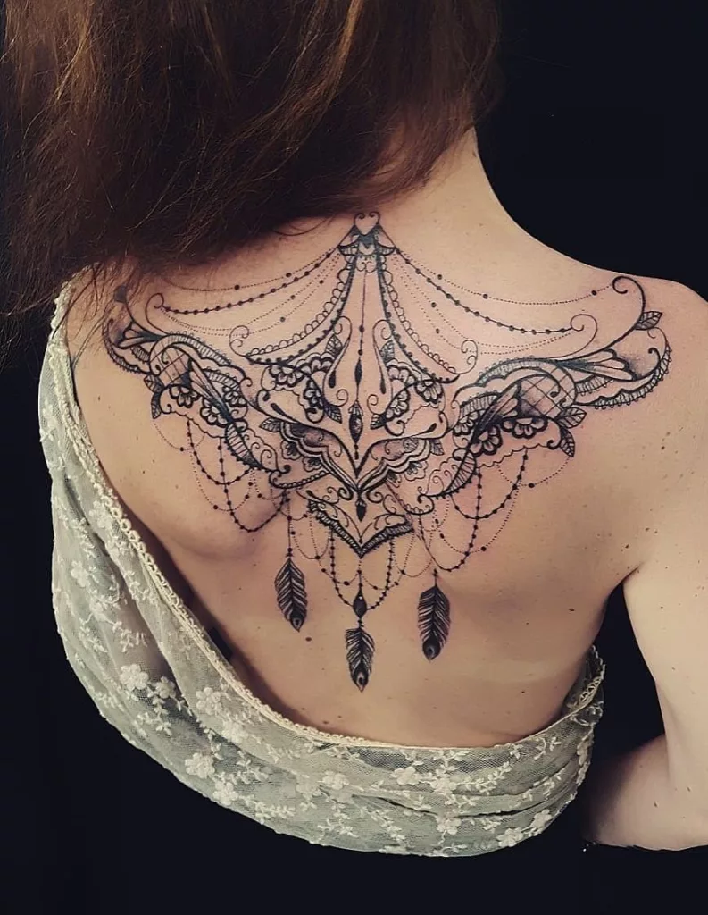 lace tattoo 