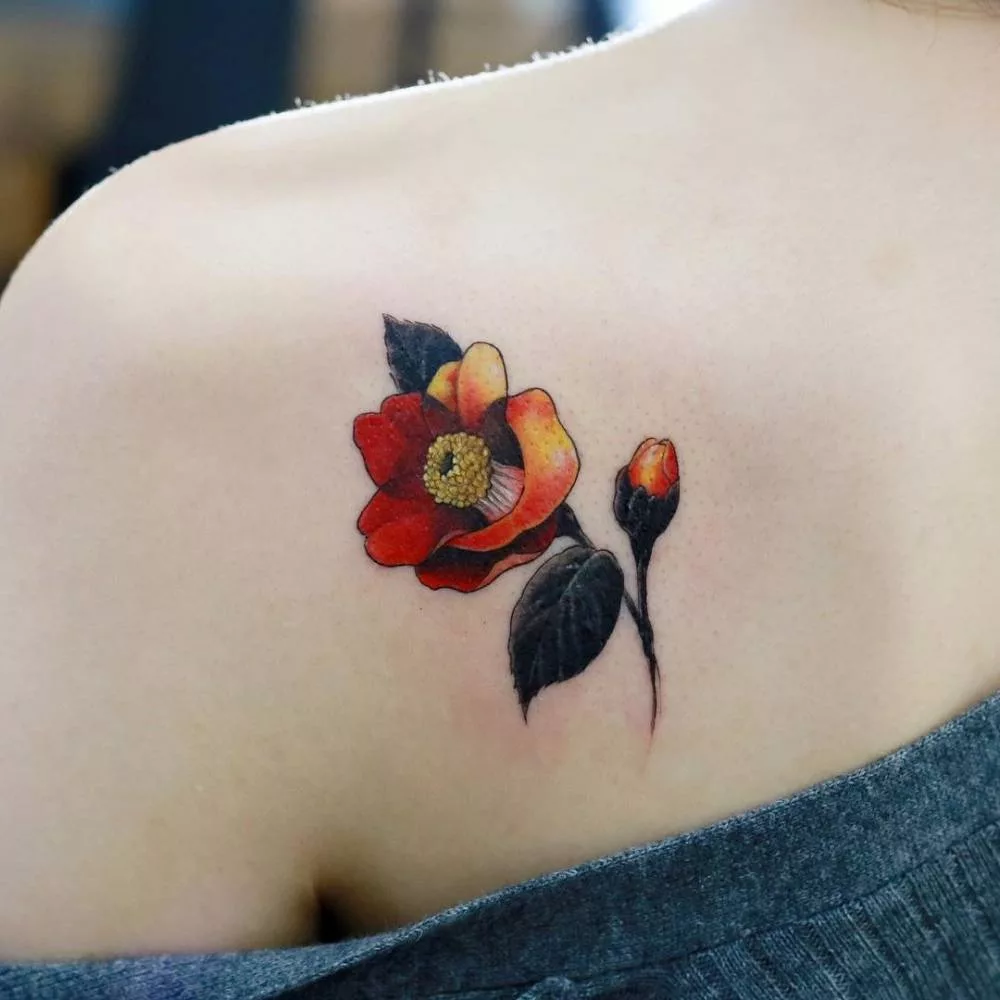 camellia tattoo