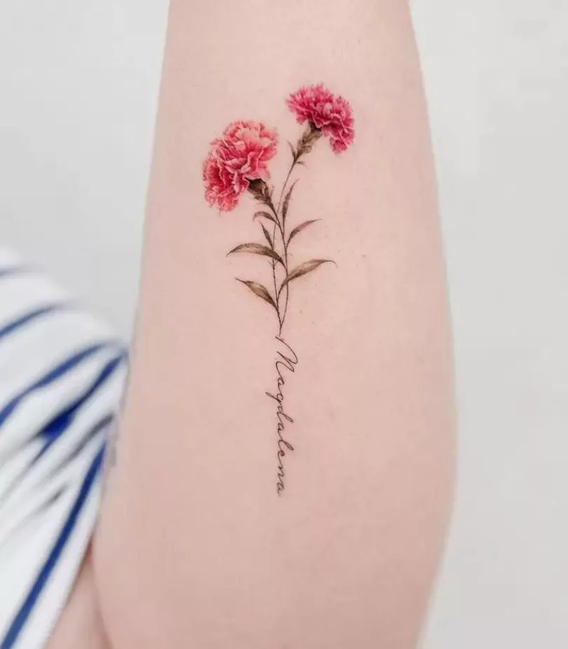 carnation tattoo