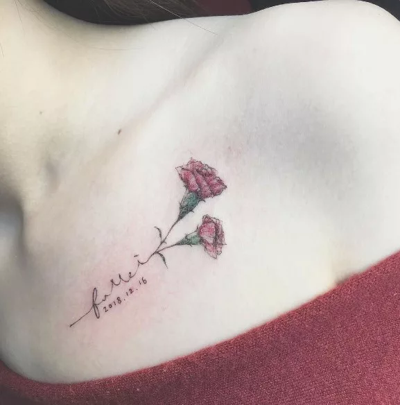 carnation tattoo