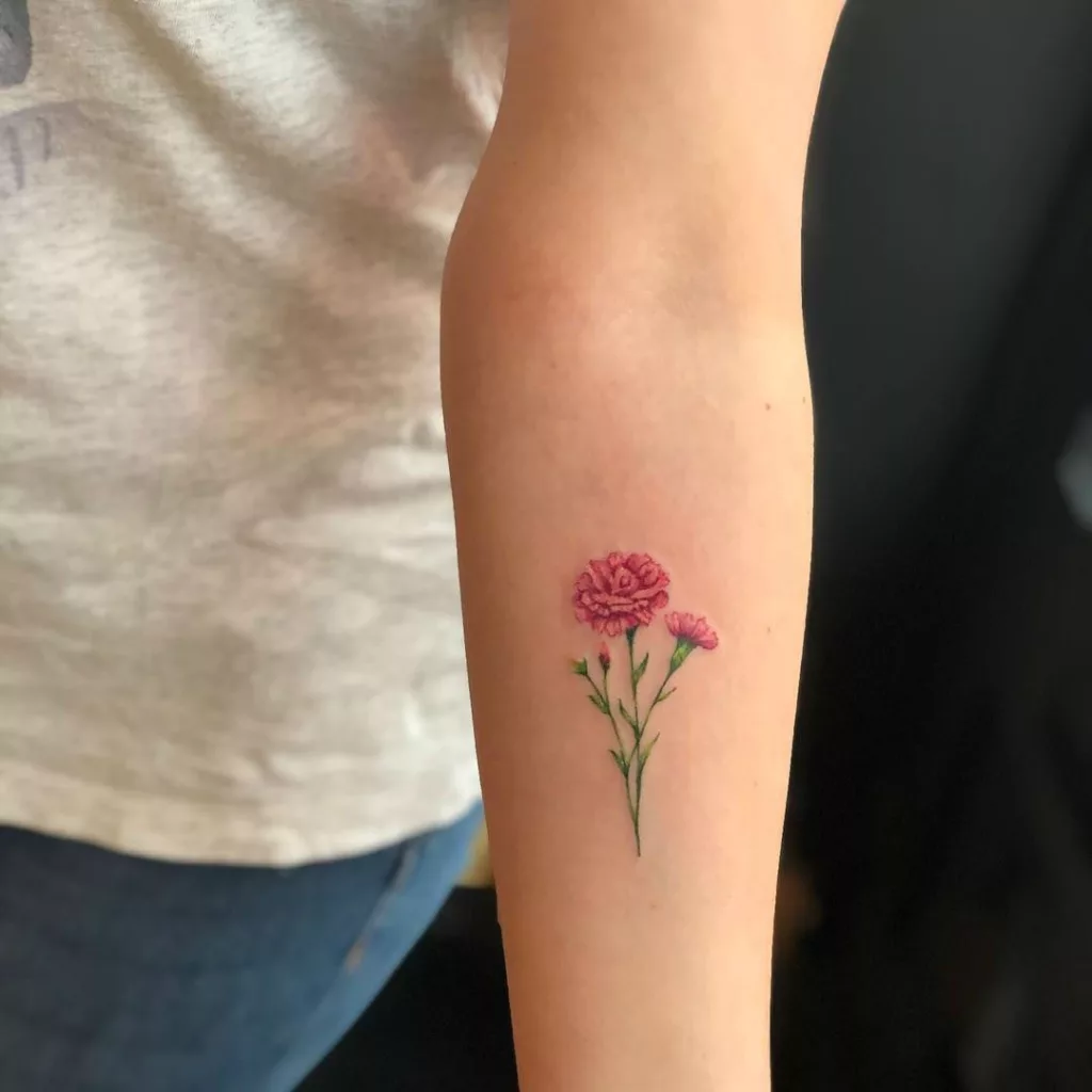 carnation tattoo