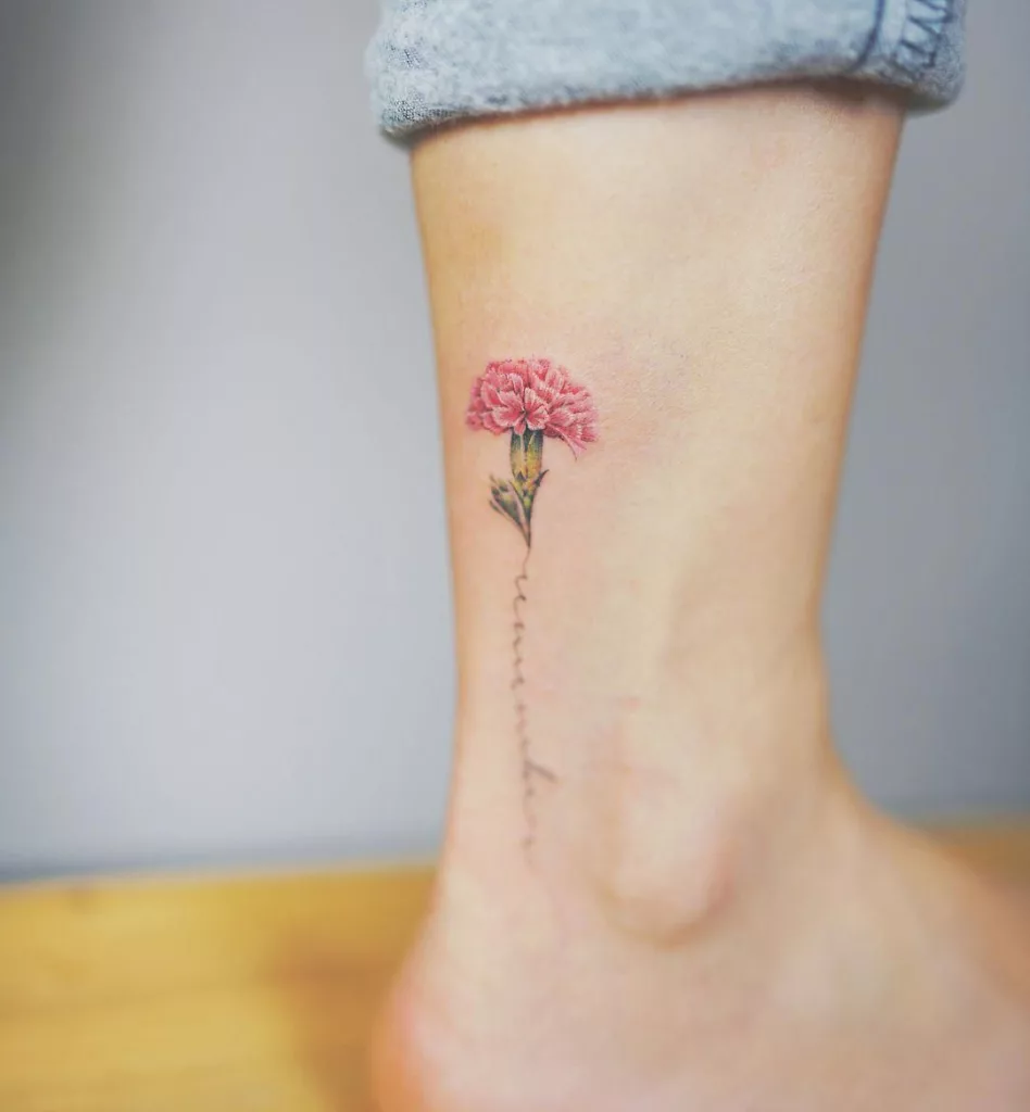 carnation tattoo