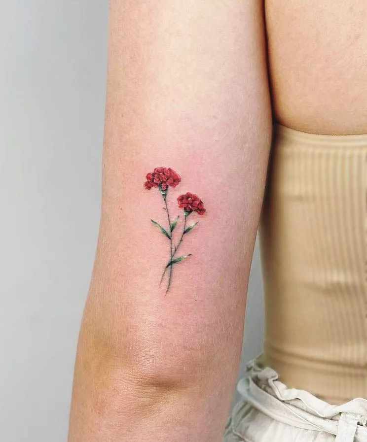 carnation tattoo