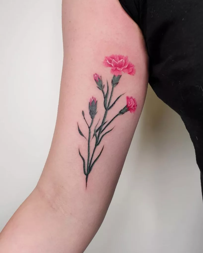 carnation tattoo