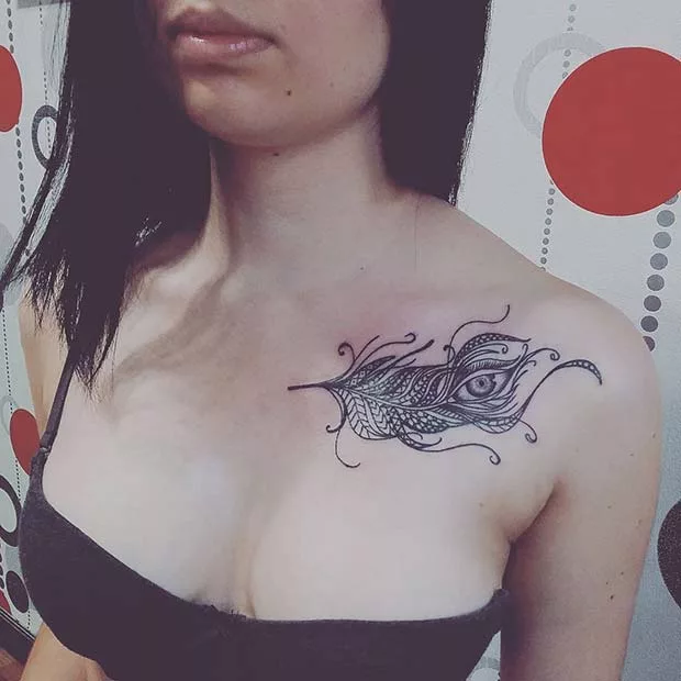 collarbone tattoo