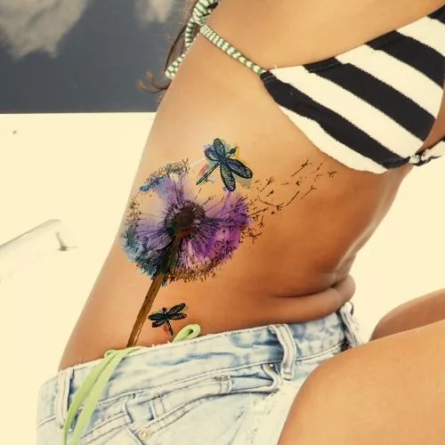 Dandelion tattoo