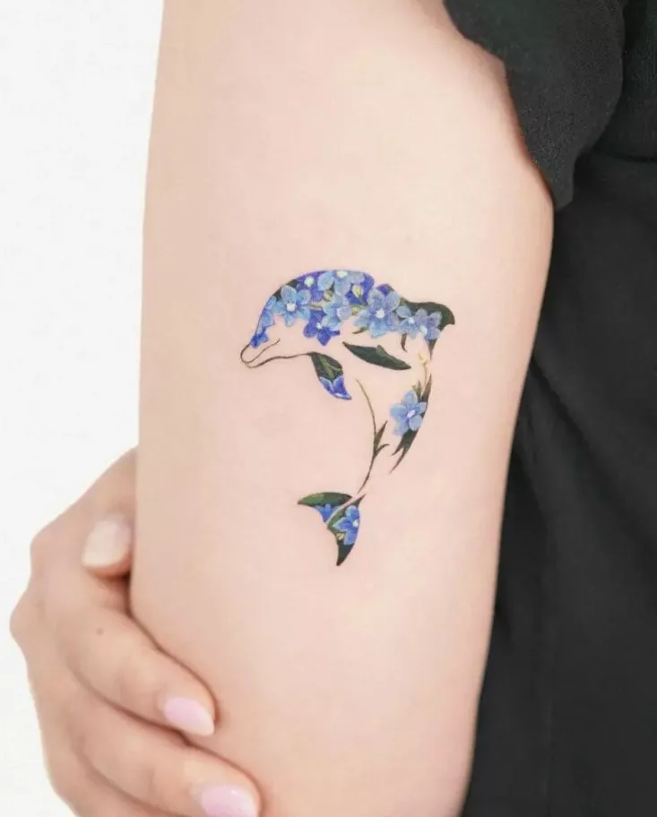 delphinium tattoo