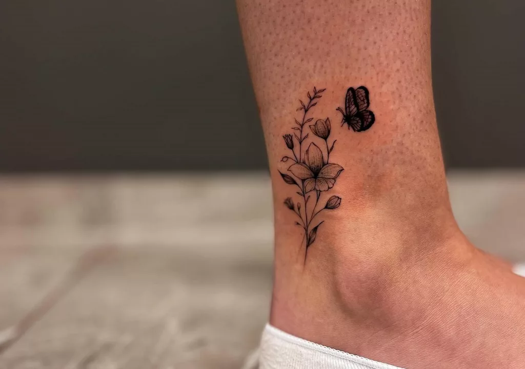 delphinium tattoo