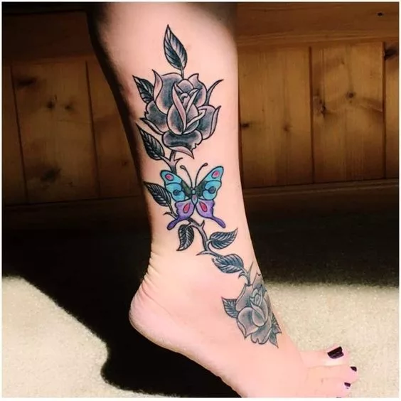 ankle tattoo