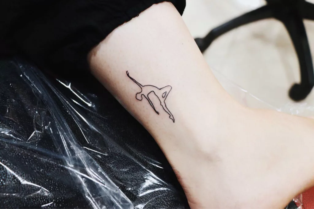 ankle tattoo