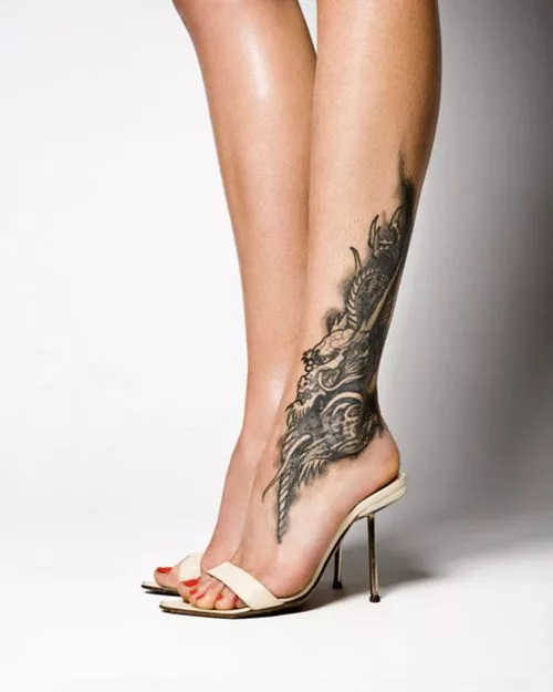 ankle tattoo