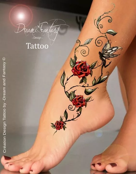 ankle tattoo