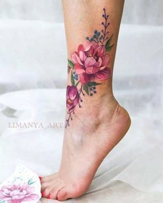 ankle tattoo