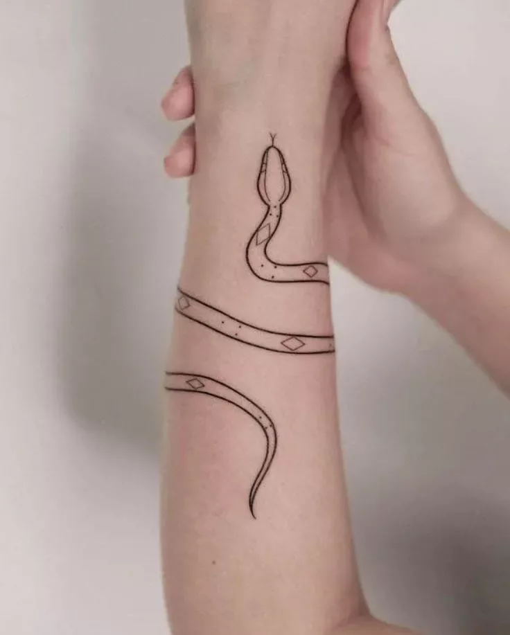 snake tattoo 