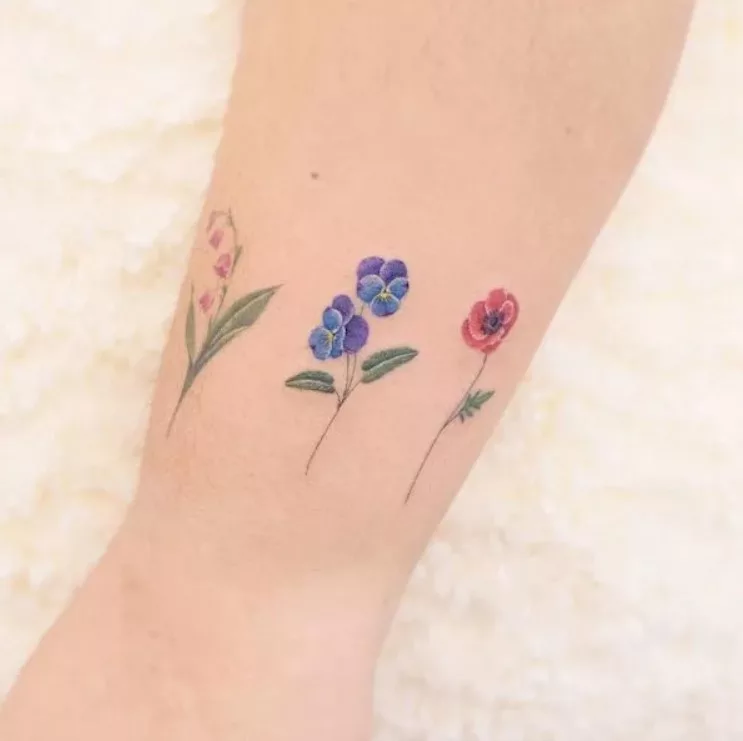 flower tattoo 