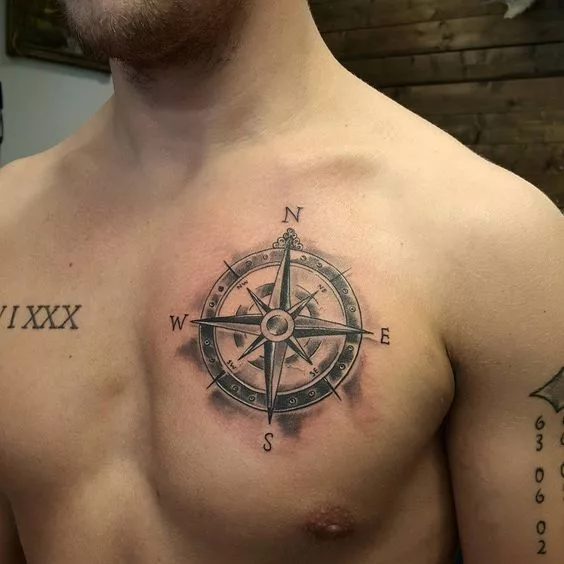 compass tattoo