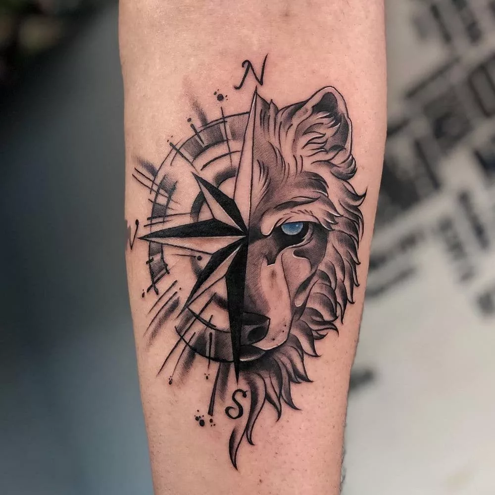 compass tattoo