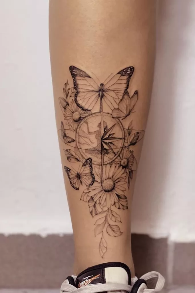 compass tattoo