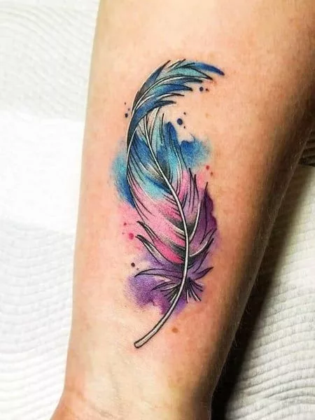 feather tattoo