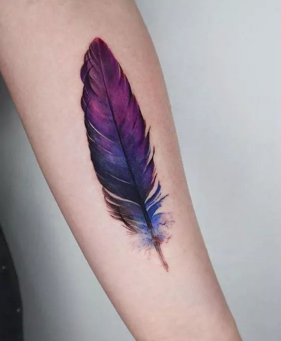 The Most Stunning Feather Tattoos for You - TopTatts