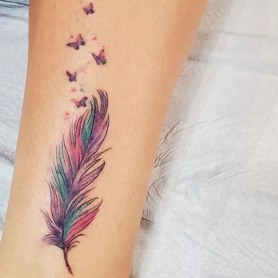 feather tattoo