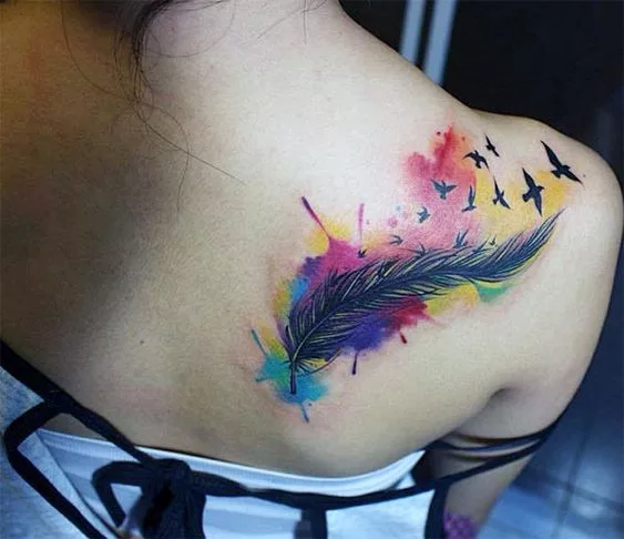 feather tattoo