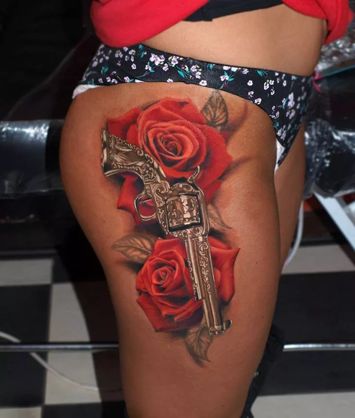 hip tattoo