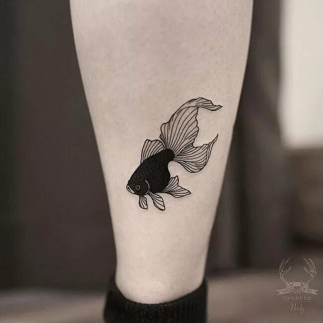 leg tattoo