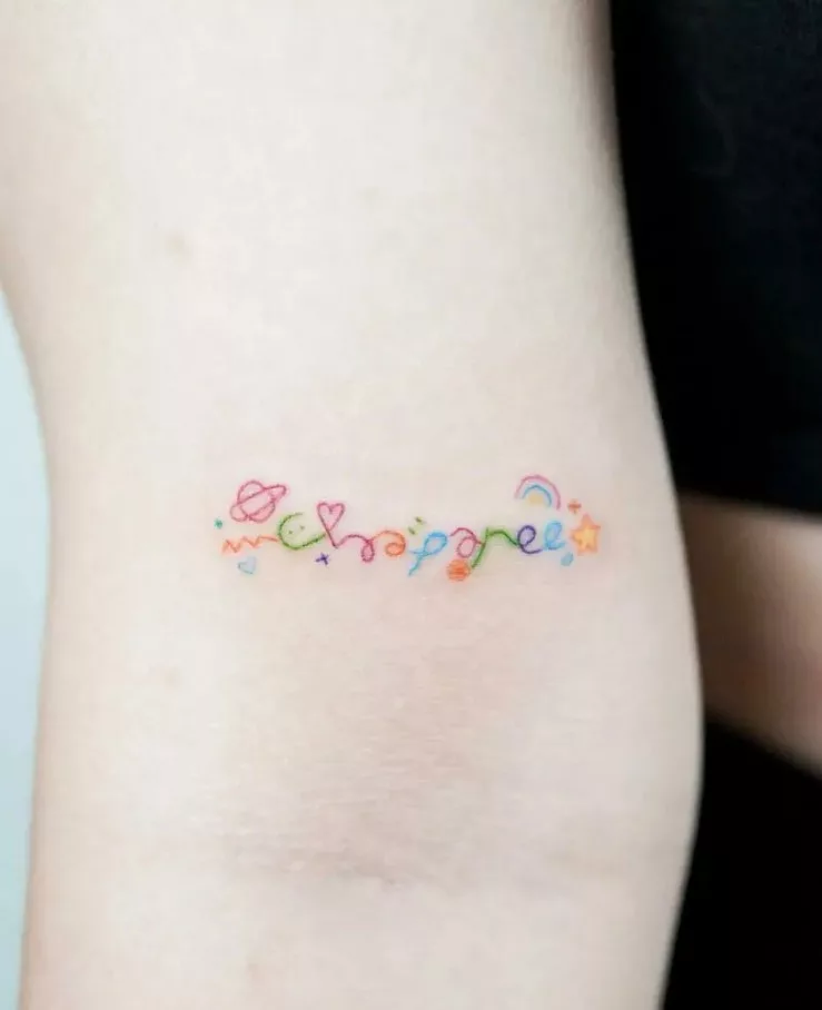 font tattoo