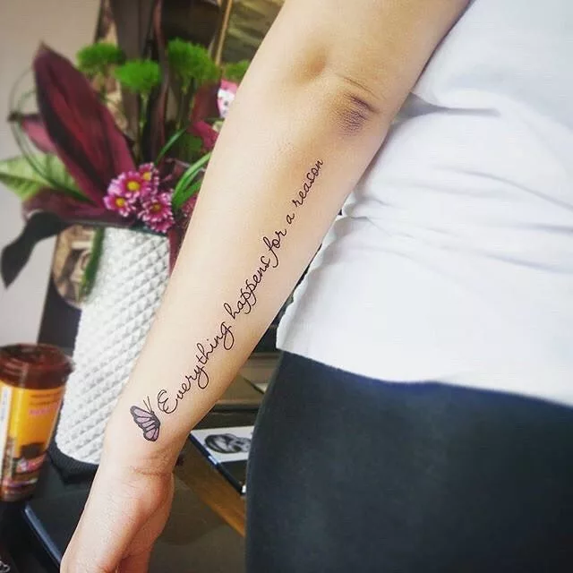 font tattoo