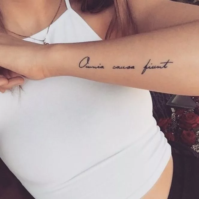 font tattoo