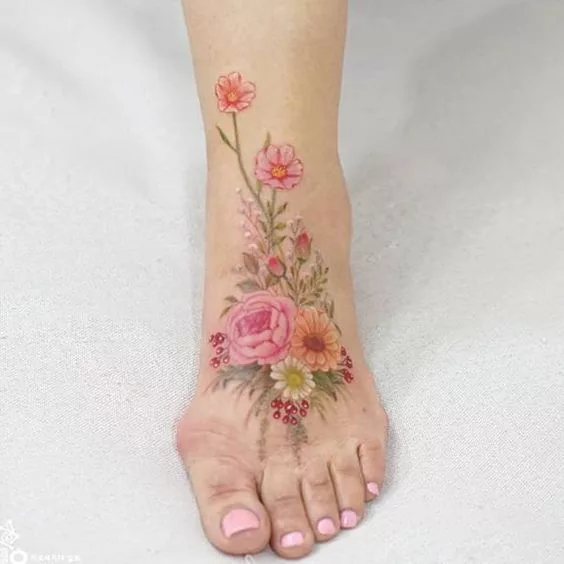 foot tattoo