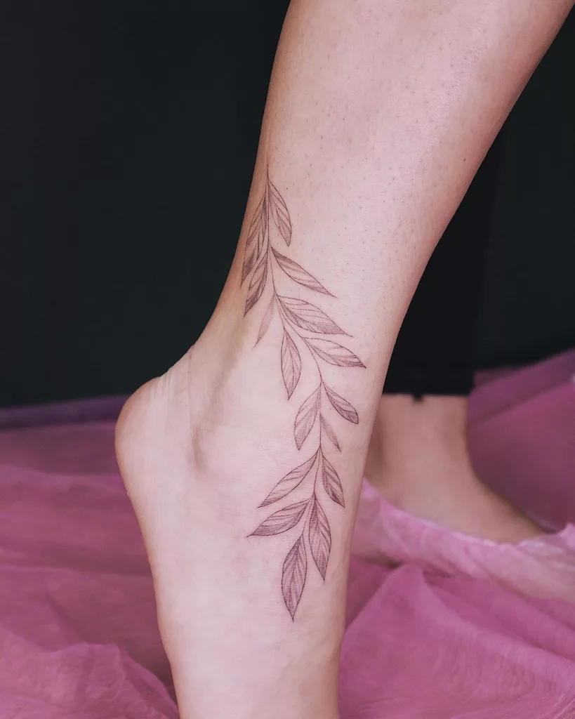 leg tattoo