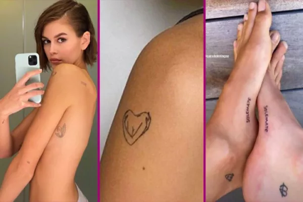 Kaia Gerber tattoo